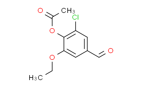 CAS No. 634168-17-5, 2-chloro-6-ethoxy-4-formylphenyl acetate