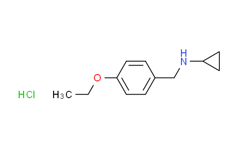 CAS No. 1050214-32-8, N-(4-ethoxybenzyl)cyclopropanamine hydrochloride