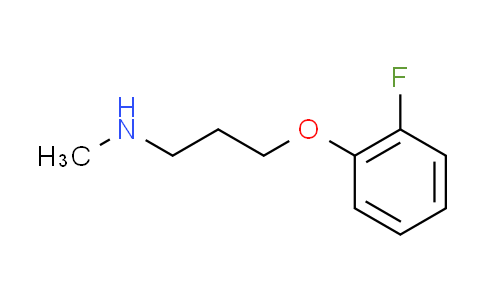 CAS No. 883542-63-0, 3-(2-fluorophenoxy)-N-methyl-1-propanamine