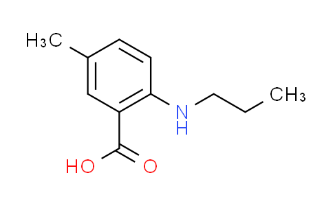 CAS No. 893727-34-9, 5-methyl-2-(propylamino)benzoic acid