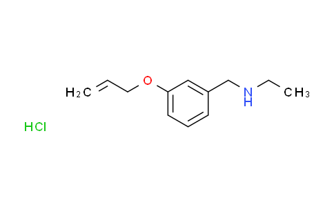 CAS No. 1050483-95-8, N-[3-(allyloxy)benzyl]ethanamine hydrochloride