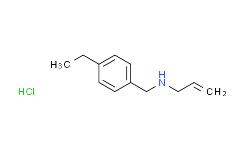 CAS No. 1049678-44-5, N-(4-ethylbenzyl)-2-propen-1-amine hydrochloride