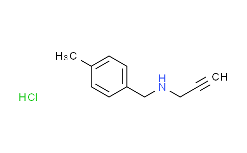 CAS No. 1050167-11-7, N-(4-methylbenzyl)-2-propyn-1-amine hydrochloride
