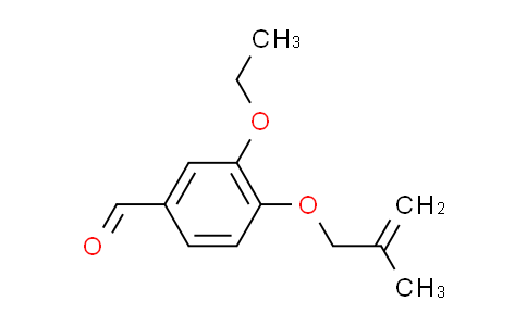 CAS No. 363186-13-4, 3-ethoxy-4-[(2-methyl-2-propen-1-yl)oxy]benzaldehyde