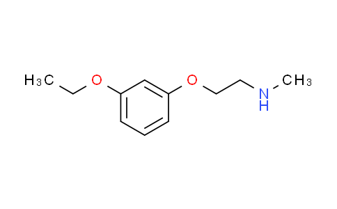 CAS No. 915921-56-1, 2-(3-ethoxyphenoxy)-N-methylethanamine