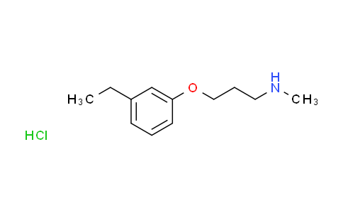 CAS No. 1609402-79-0, [3-(3-ethylphenoxy)propyl]methylamine hydrochloride
