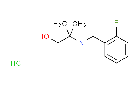 CAS No. 1050076-28-2, 2-[(2-fluorobenzyl)amino]-2-methyl-1-propanol hydrochloride