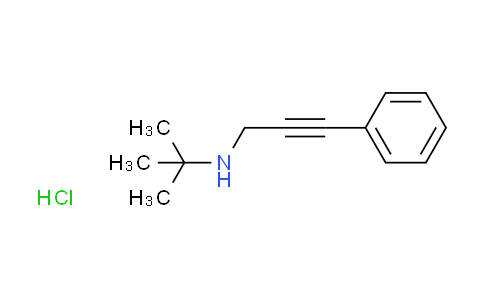CAS No. 1049678-24-1, N-(tert-butyl)-3-phenyl-2-propyn-1-amine hydrochloride