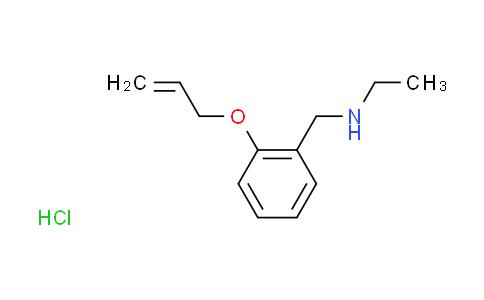 CAS No. 1050591-21-3, N-[2-(allyloxy)benzyl]ethanamine hydrochloride