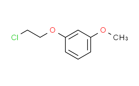 CAS No. 102877-31-6, 1-(2-chloroethoxy)-3-methoxybenzene