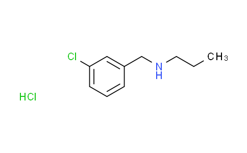CAS No. 90389-48-3, N-(3-chlorobenzyl)-1-propanamine hydrochloride