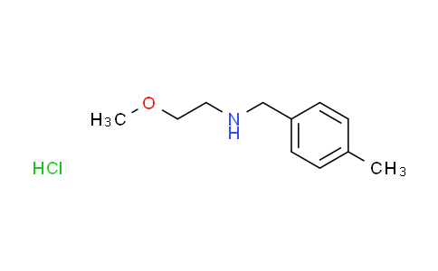 CAS No. 1049802-86-9, (2-methoxyethyl)(4-methylbenzyl)amine hydrochloride