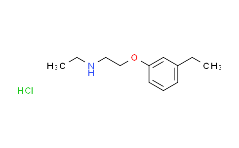 CAS No. 1609409-03-1, N-ethyl-2-(3-ethylphenoxy)ethanamine hydrochloride