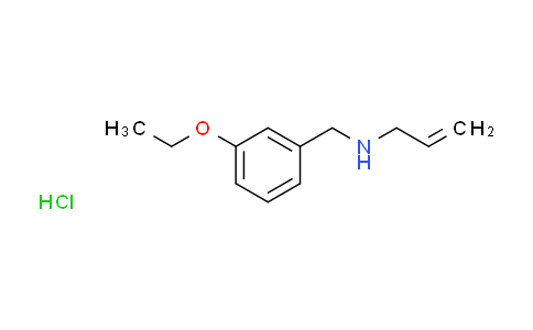 CAS No. 1049678-50-3, N-(3-ethoxybenzyl)-2-propen-1-amine hydrochloride