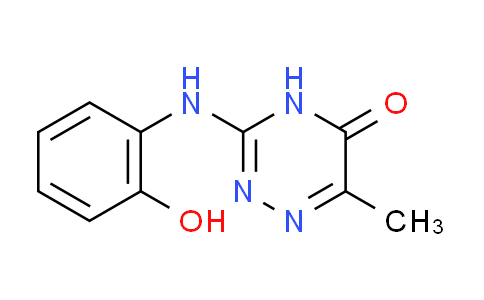 CAS No. 878668-66-7, 3-[(2-hydroxyphenyl)amino]-6-methyl-1,2,4-triazin-5(4H)-one