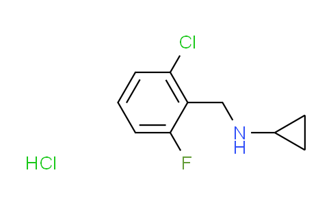 CAS No. 1050213-37-0, N-(2-chloro-6-fluorobenzyl)cyclopropanamine hydrochloride