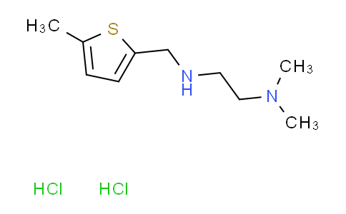 CAS No. 1050213-96-1, N,N-dimethyl-N'-[(5-methyl-2-thienyl)methyl]-1,2-ethanediamine dihydrochloride