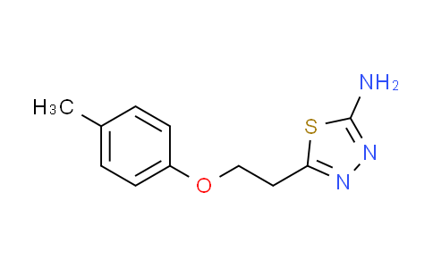 CAS No. 915921-66-3, 5-[2-(4-methylphenoxy)ethyl]-1,3,4-thiadiazol-2-amine