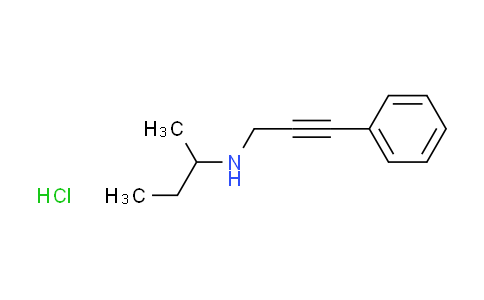 CAS No. 1051363-50-8, N-(sec-butyl)-3-phenyl-2-propyn-1-amine hydrochloride
