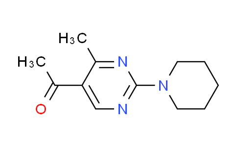 CAS No. 66373-33-9, 1-[4-methyl-2-(1-piperidinyl)-5-pyrimidinyl]ethanone