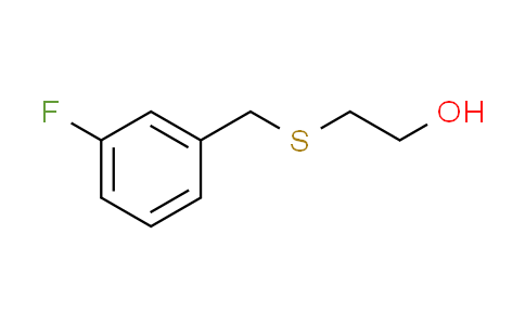 CAS No. 85582-62-3, 2-[(3-fluorobenzyl)thio]ethanol