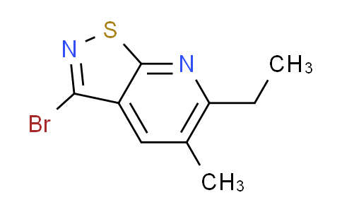 CAS No. 728885-92-5, 3-bromo-6-ethyl-5-methylisothiazolo[5,4-b]pyridine
