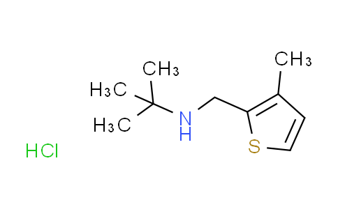 CAS No. 1050479-95-2, tert-butyl[(3-methyl-2-thienyl)methyl]amine hydrochloride