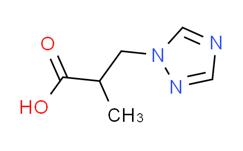 CAS No. 373356-32-2, 2-methyl-3-(1H-1,2,4-triazol-1-yl)propanoic acid