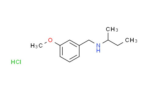 CAS No. 1051363-51-9, N-(3-methoxybenzyl)-2-butanamine hydrochloride