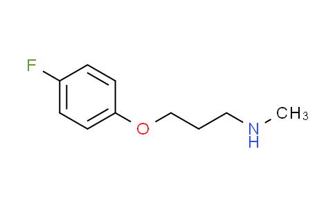 CAS No. 883542-69-6, 3-(4-fluorophenoxy)-N-methyl-1-propanamine
