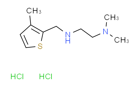 CAS No. 1050214-53-3, N,N-dimethyl-N'-[(3-methyl-2-thienyl)methyl]-1,2-ethanediamine dihydrochloride