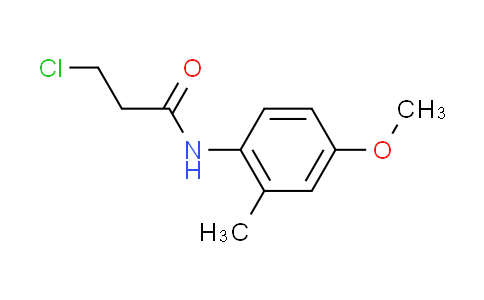 CAS No. 915921-70-9, 3-chloro-N-(4-methoxy-2-methylphenyl)propanamide