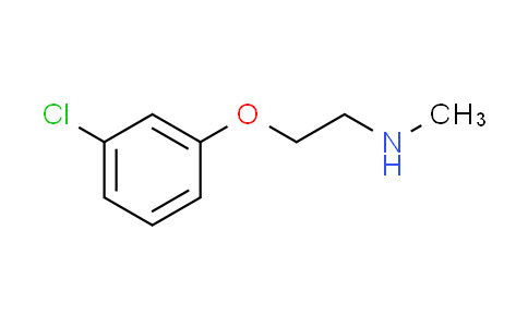 CAS No. 102308-82-7, 2-(3-chlorophenoxy)-N-methylethanamine