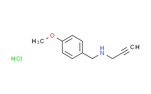 CAS No. 1158513-46-2, N-(4-methoxybenzyl)-2-propyn-1-amine hydrochloride