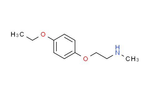 CAS No. 915920-99-9, 2-(4-ethoxyphenoxy)-N-methylethanamine