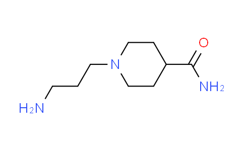 CAS No. 4608-79-1, 1-(3-aminopropyl)-4-piperidinecarboxamide