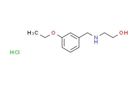 CAS No. 1048947-28-9, 2-[(3-ethoxybenzyl)amino]ethanol hydrochloride