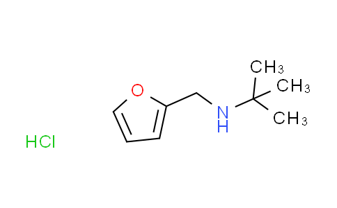 CAS No. 1050480-36-8, N-(2-furylmethyl)-2-methyl-2-propanamine hydrochloride