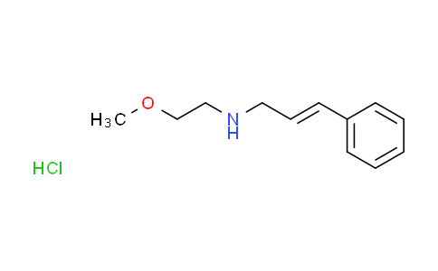 CAS No. 1159700-18-1, (2E)-N-(2-methoxyethyl)-3-phenyl-2-propen-1-amine hydrochloride