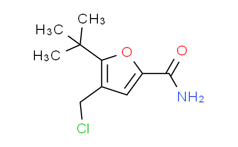 CAS No. 634171-67-8, 5-tert-butyl-4-(chloromethyl)-2-furamide