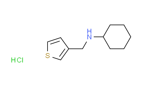 CAS No. 1049713-22-5, N-(3-thienylmethyl)cyclohexanamine hydrochloride