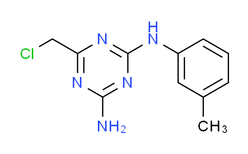 CAS No. 573950-75-1, 6-(chloromethyl)-N-(3-methylphenyl)-1,3,5-triazine-2,4-diamine
