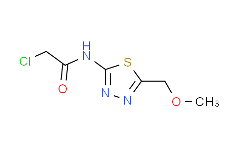 CAS No. 876710-55-3, 2-chloro-N-[5-(methoxymethyl)-1,3,4-thiadiazol-2-yl]acetamide