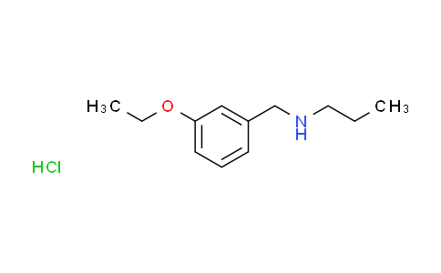 CAS No. 1048948-08-8, N-(3-ethoxybenzyl)-1-propanamine hydrochloride
