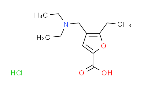 CAS No. 1052532-17-8, 4-[(diethylamino)methyl]-5-ethyl-2-furoic acid hydrochloride