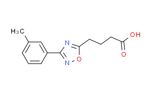 CAS No. 915921-78-7, 4-[3-(3-methylphenyl)-1,2,4-oxadiazol-5-yl]butanoic acid