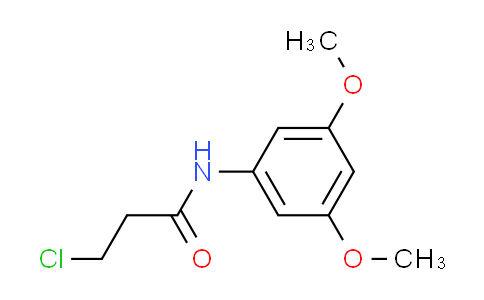 CAS No. 915923-51-2, 3-chloro-N-(3,5-dimethoxyphenyl)propanamide
