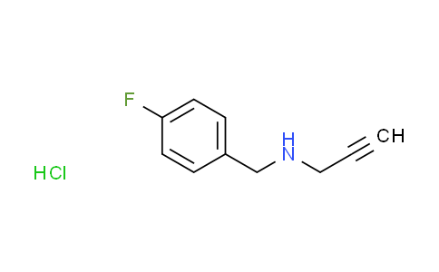 CAS No. 1158359-45-5, N-(4-fluorobenzyl)-2-propyn-1-amine hydrochloride