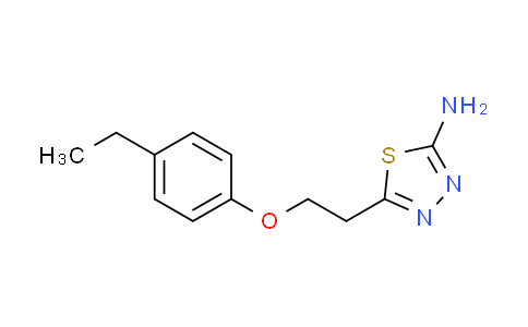 CAS No. 915924-25-3, 5-[2-(4-ethylphenoxy)ethyl]-1,3,4-thiadiazol-2-amine