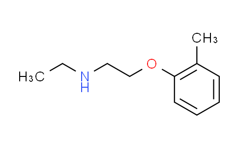 CAS No. 75612-32-7, N-ethyl-2-(2-methylphenoxy)ethanamine